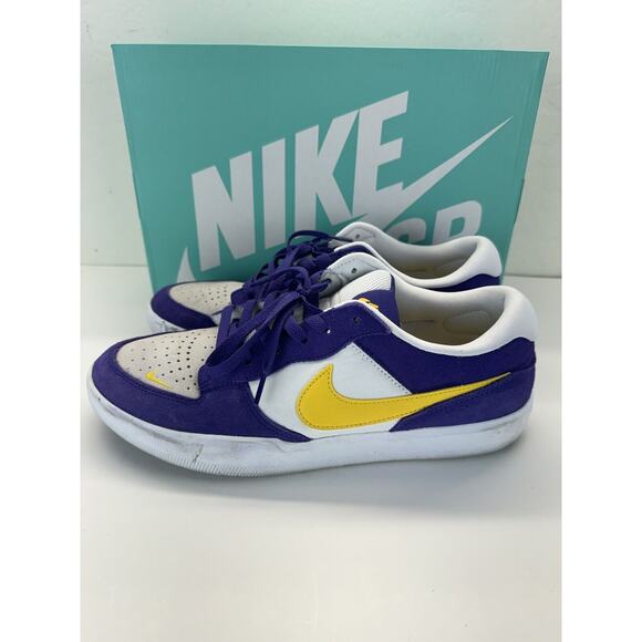 Nike SB Force 58‎ Skate Shoes, Court Purple/White/White/Amarillo DV5477-500 main image 7